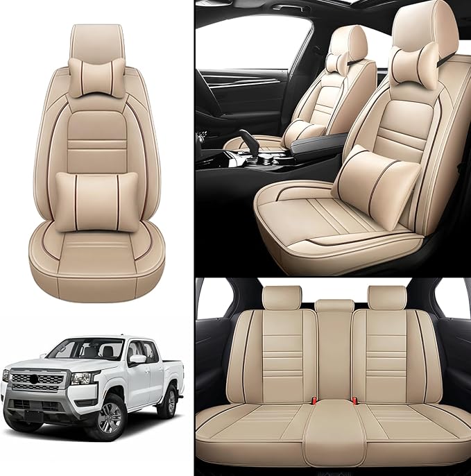 Car Seat Covers for Nissan Car Frontier 1998-2025 | 5-Seats Seat Covers - Image 2