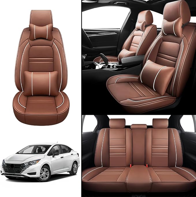 Car Seat Covers for Nissan Car Versa 2007-2025 | 5-Seats Seat Covers, - Image 2