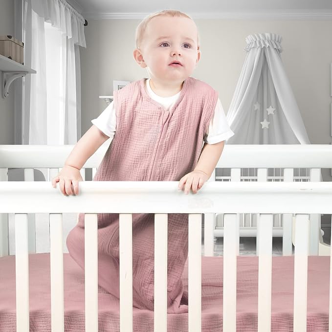 2 Pack Baby Sleep Sack 18-24 Months 100% Organic Cotton Muslin Baby Sleeping - Image 3