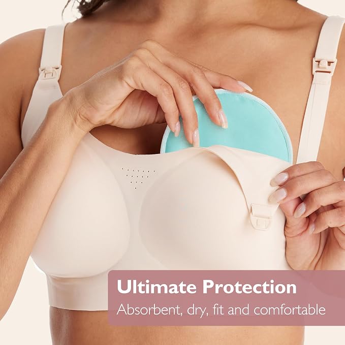 Momcozy Reusable Breast Pads, Innovative Use of Absorbent Fabric & 4 Layers of - Image 8