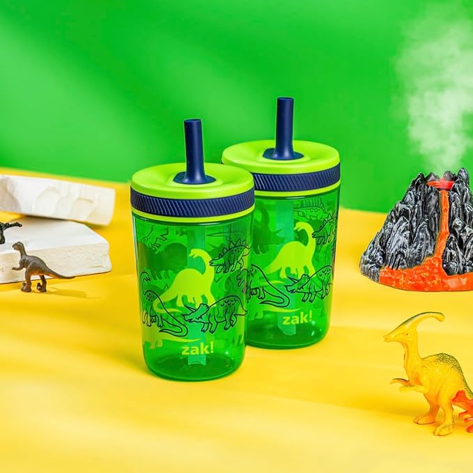 Zak Designs Kelso 15 oz Tumbler Set, Leak-Proof Screw-On Lid - Image 2