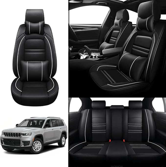 Car Seat Covers for JP Grand Cherokee 2011-2025 | 5-Seats Seat Covers, - Image 2