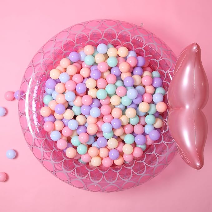 GOGOSO Ball Pits Balls for Toddlers Pack of 50 100 200 Plastics Shape Ball - Image 8