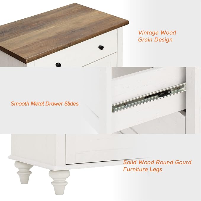 WAMPAT White Dresser for Bedroom - Image 9