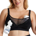 Momcozy Mesh Support Pumping Bra Hands Free Suitable by Momcozy
