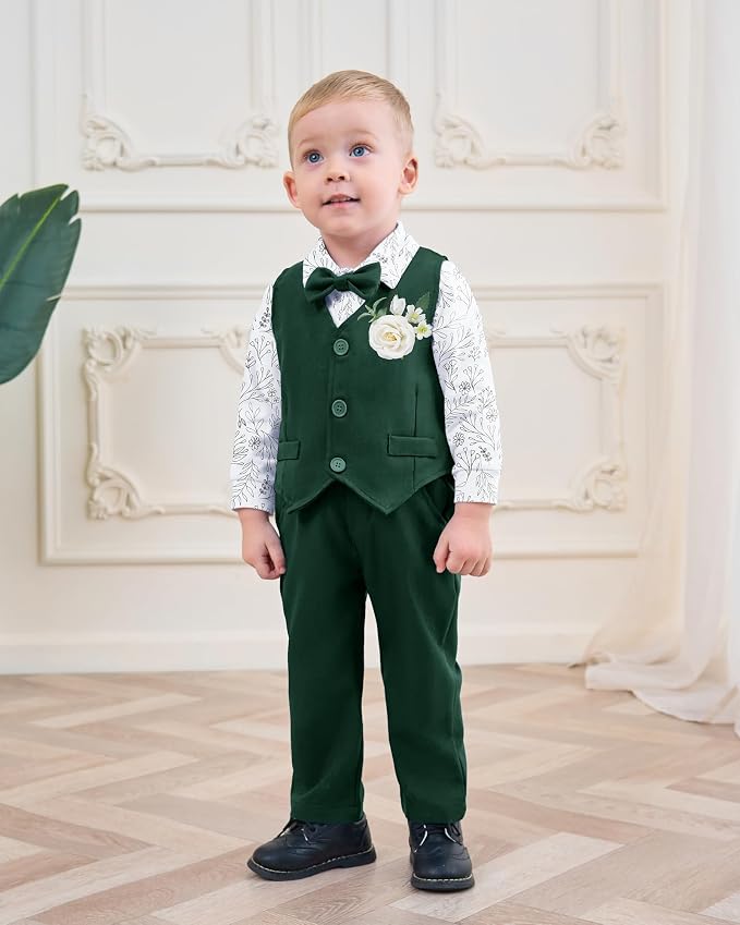 Coco&RARA Baby Boy Clothes Suits Infant Gentleman Outfits, Formal Dress - Image 2