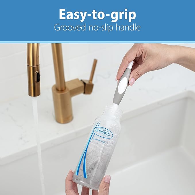 Dr. Brown's Reusable Sponge Baby Bottle Cleaning Brush Set - Image 2