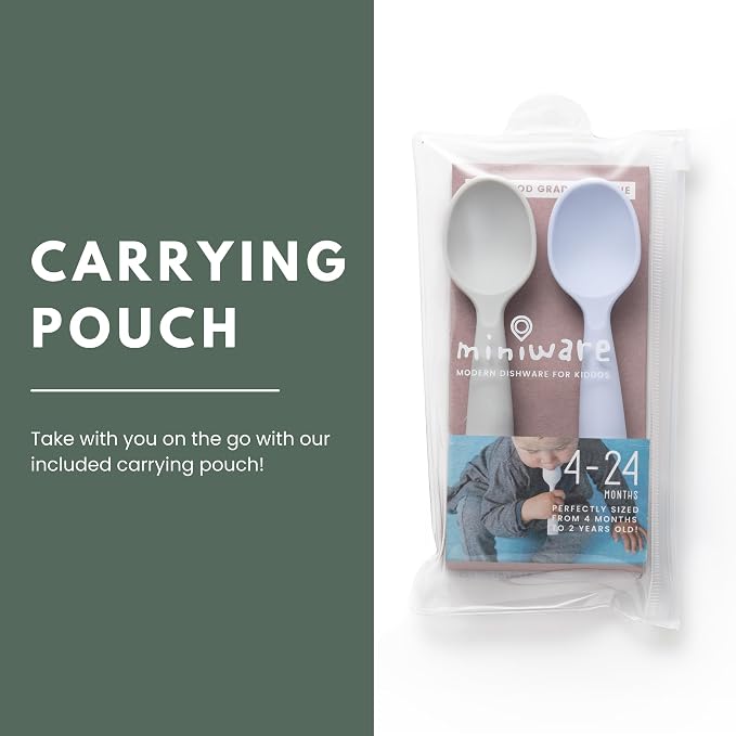 Miniware Silicone Baby Spoon for Training - Image 4