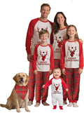 Awoscut Christmas Family Matching Pajamas Christmas Pjs Holiday Nightwear by Awoscut