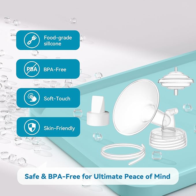 Breast Pump Accessories Kit - 24mm Flange Set Compatible - Image 7