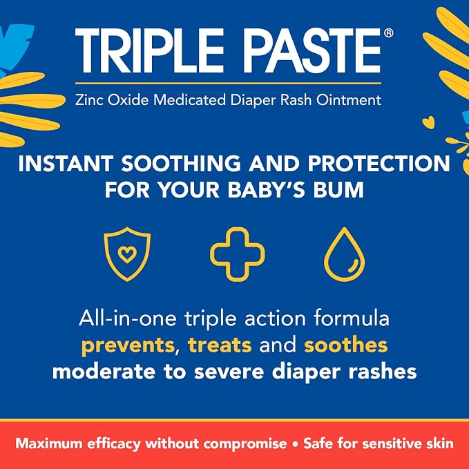 Triple Paste 3X Max Diaper Rash Ointment, Maximum Strength - Image 2