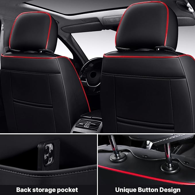 Universal Leather Seat Covers for Cars - Image 3