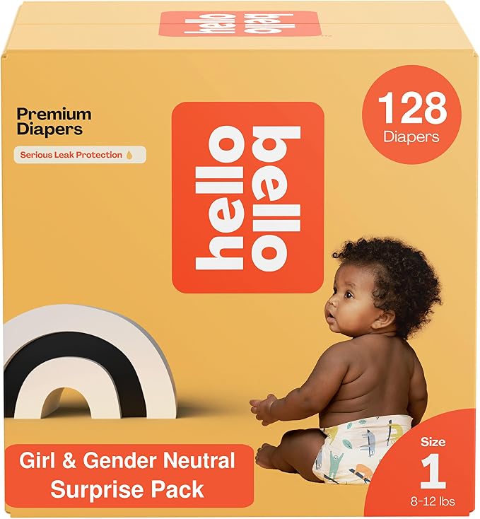 Hello Bello Premium Diapers, Size 1 Surprise Pack by HelloBello
