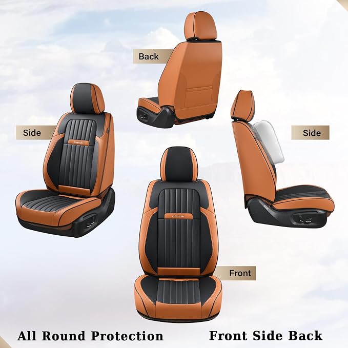 Coverado Car Seat Covers Full Set, Car Seat Protector Car Seat Cushion - Image 5