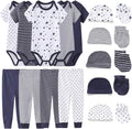 Kiddiezoom Unisex Baby Layette Essentials Giftset Clothing Set 19-Piece by Kiddiezoom