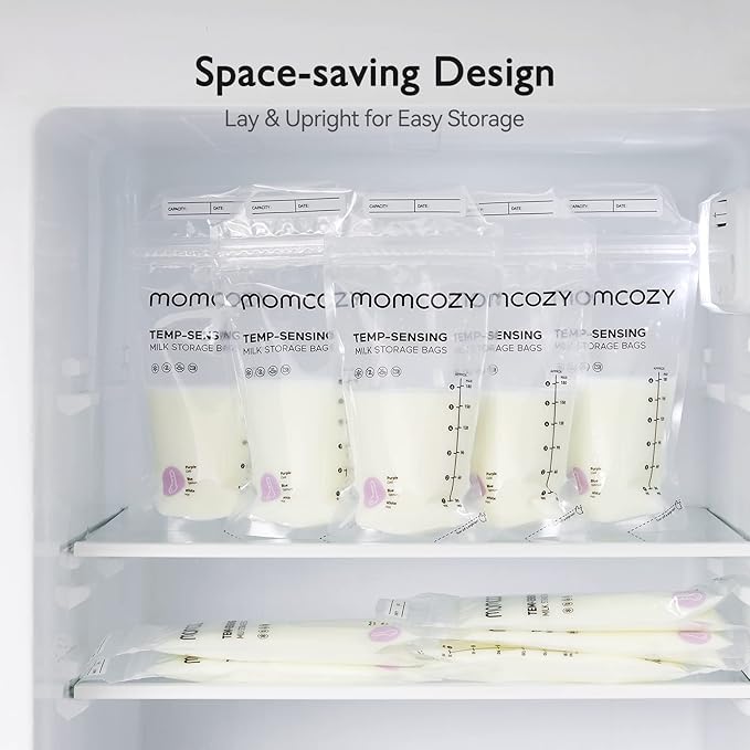 Momcozy Breastmilk Storing Bags, Temp-Sensing Discoloration Milk Storing Bags - Image 7