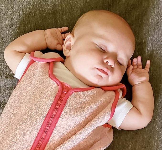baby deedee Sleep Nest Fleece Baby Sleeping Bag, Sweet Pink, 18-36 Month - Image 2