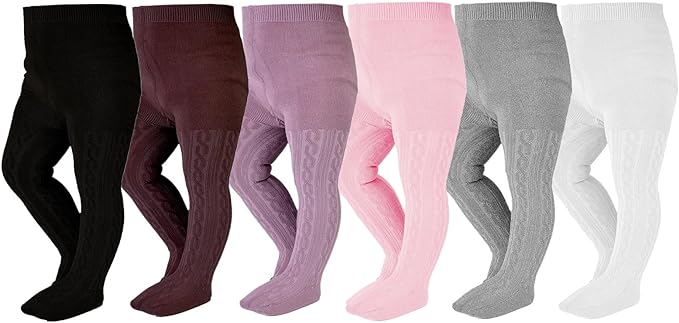 EPEIUS Baby Girl Tights Thick Cable Knit Leggings Stockings Cotton Pantyhose by EPEIUS
