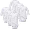 Gerber unisex-baby Multi-pack Long-sleeve Onesies Bodysuit Mitten Cuff Sizes by Gerber