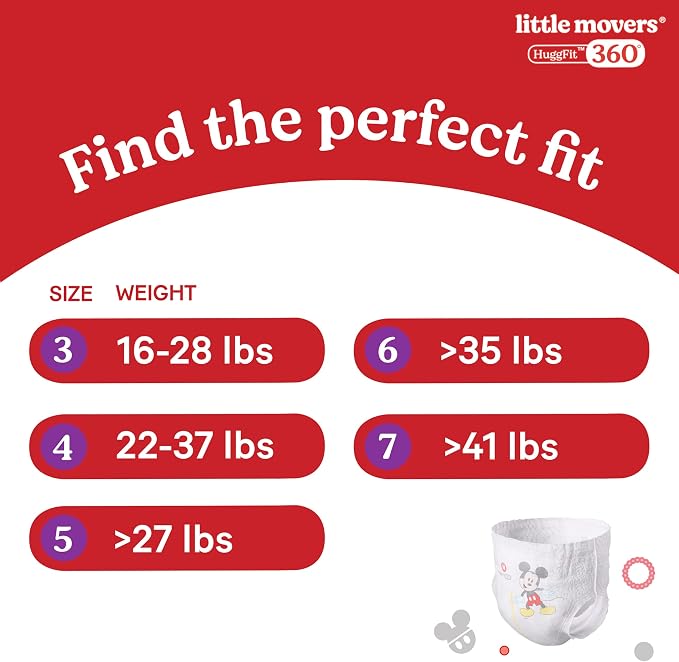 Huggies Size 5 Baby Diapers, Little Movers HuggFit 360° Baby Diapers - Image 12