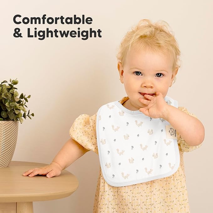 KeaBabies 8-Pack Organic Baby Bibs - Image 5