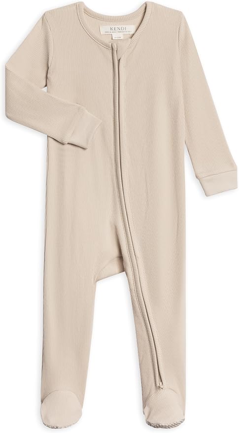 Colored Organics Baby Zip-Up Footed Sleeper by ColoredOrganics