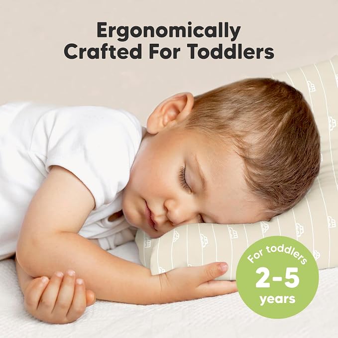 KeaBabies 2-Pack Toddler Pillow 13x18 - Image 2