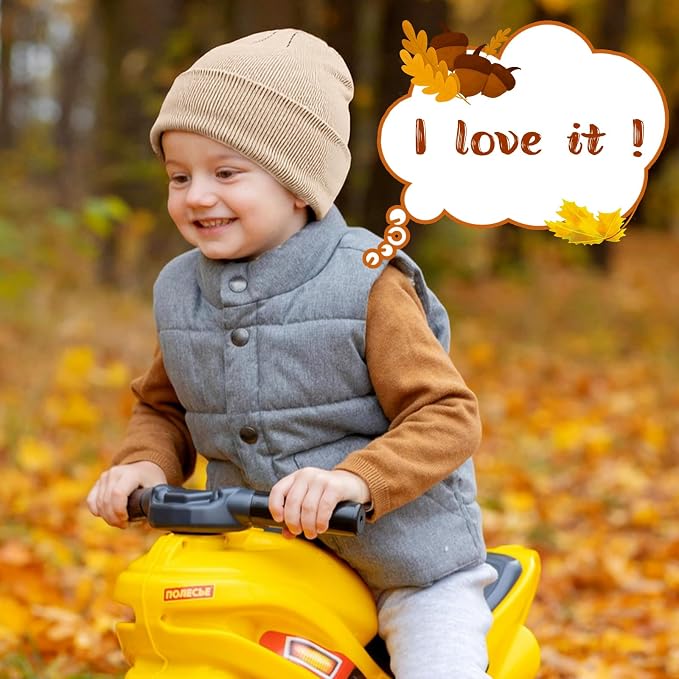 ZOORON Toddler Beanie Baby Boys Girls Beanies Kids Winter Hats Children Knit - Image 5