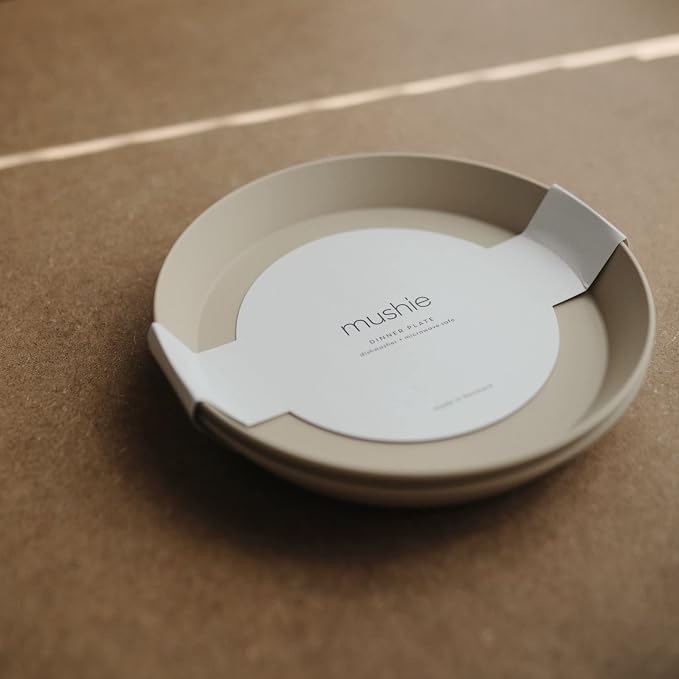 mushie Round Dinnerware Plates for Kids | Made in Denmark - Image 3