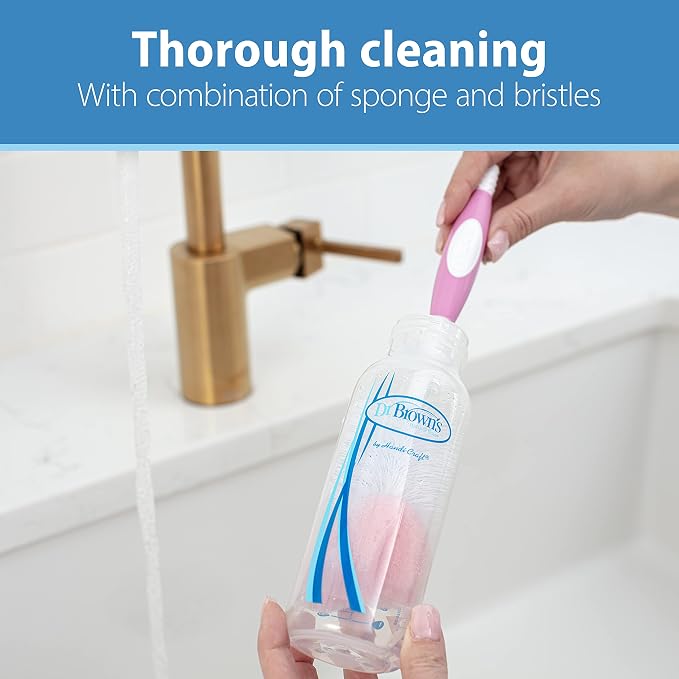 Dr. Brown's Reusable Sponge Baby Bottle Cleaning Brush - Image 5