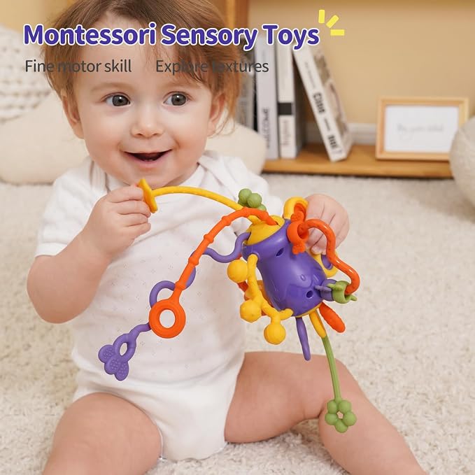 Baby Toys 6 to 12 Months Airplane Travel Essentials| Car Seat Toy-Baby Teether - Image 3