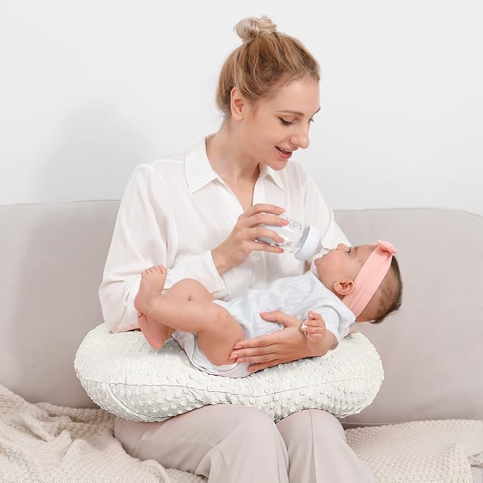 Nursing Pillow and Positioner, Breastfeeding, Bottle Feeding, Baby Sitting - Image 6