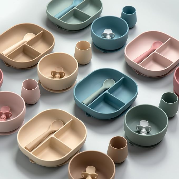 SAMiGO Silicone Baby Bowl and Spoon Set - Image 7