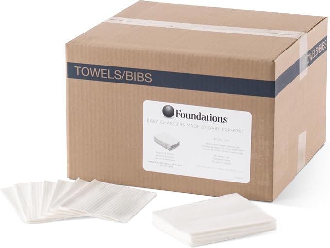 Foundations 2-Ply Disposable Waterproof Baby Changing Station Liner Refills by FoundationsChildrensProducts