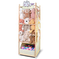 Stuffed Animal Storage with Tiny Toys Tray, Wood Stuffed Animal Zoo Storage by Unknown