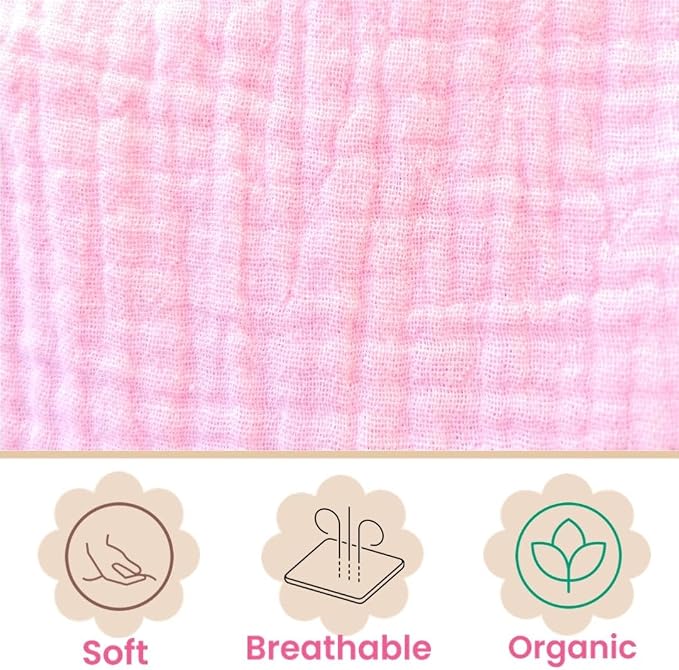 Muslin Nursing Cover for Baby Breastfeeding –Peekaboo Window -100% Breathable - Image 9