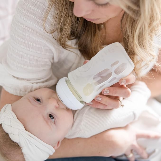 Olababy Silicone Sleeve for Avent Natural Glass Baby Bottles - Image 3