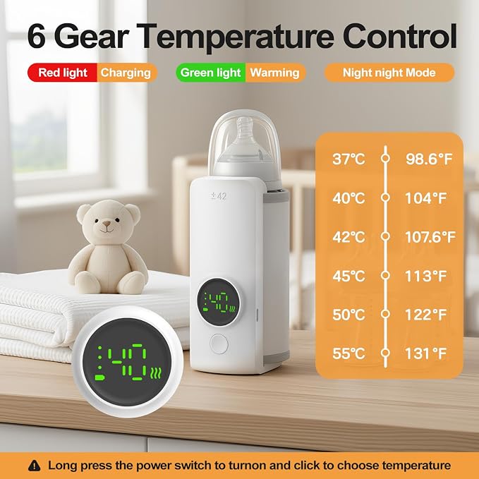 Solve The Milk Warming Dilemma Portable Bottle Warmer Requires no Water Rapid - Image 4