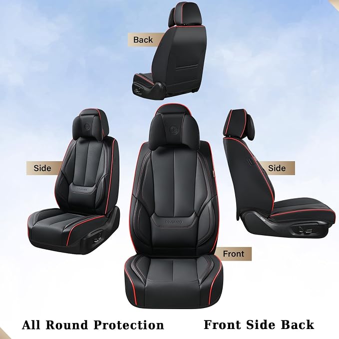 Coverado Universal Seat Covers Full Set, 5 Seats Universal Seat Covers - Image 3