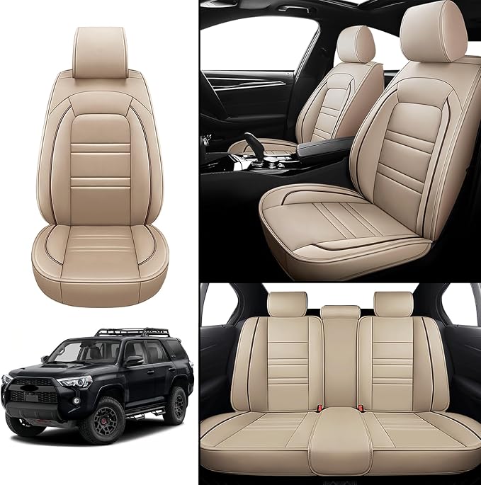 Seat Covers for Toyota 4runner 1991-2025 | 5-Seats Leather Seat Covers - Image 2