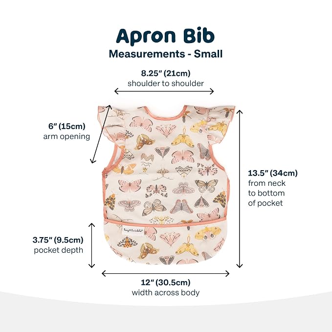 Tiny Twinkle Short Sleeve Apron Baby & Toddler Bib - Image 7