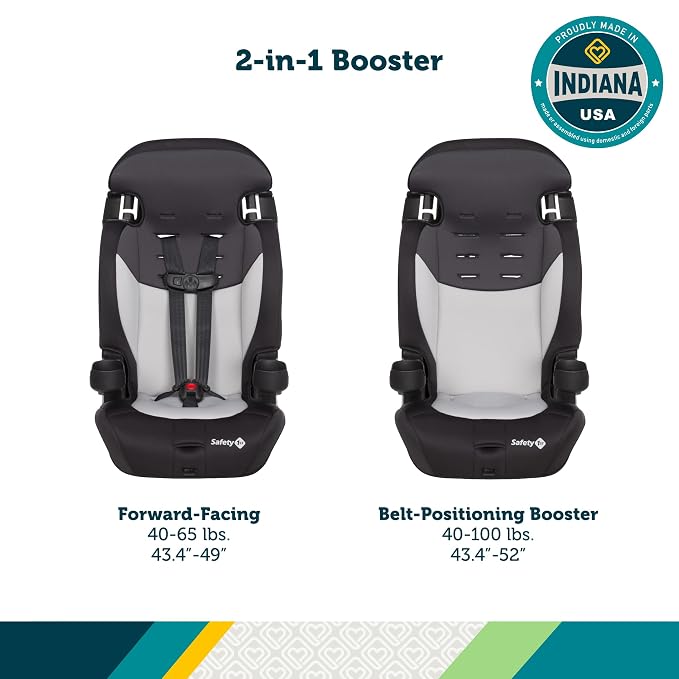 Safety 1st Grand 2-in-1 Booster Car Seat, Sunrise Coral - Image 7