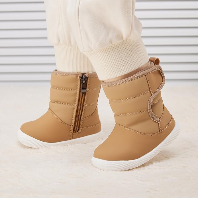 BMCiTYBM Baby Boy Girl Snow Boots Waterproof Winter Warm Booties Nonslip - Image 2
