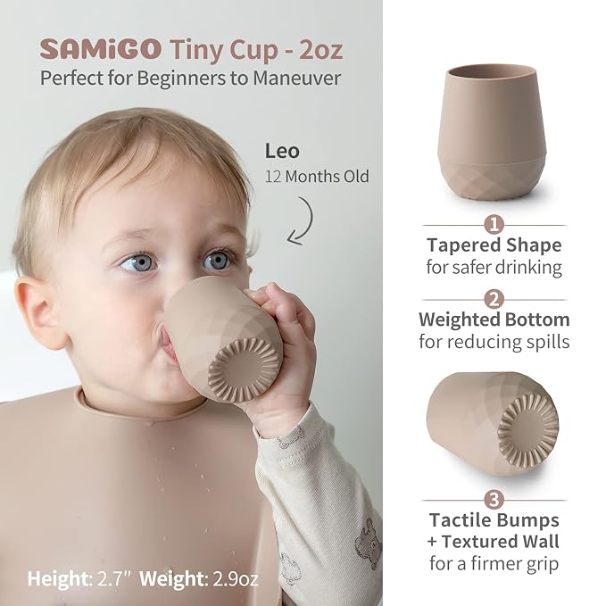 SAMiGO Silicone Baby Feeding Set, Suction Plate Bowl Set, Self Feeding Spoons - Image 6