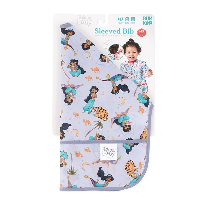 Bumkins Disney Sleeved Bib for Girl or Boy, Baby and Toddler for 6-24 Mos - Image 6