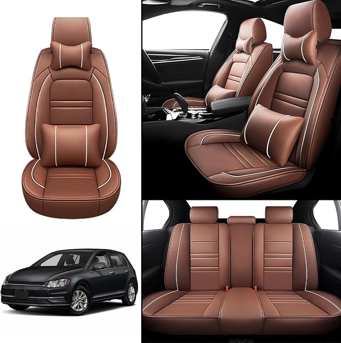 Car Seat Covers for VW Car Golf 2015-2019 | 5-Seats Seat Covers, Waterproof - Image 2