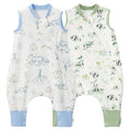 Duomiaomiao 2 Pack 0.5 TOG Toddler Sleep Sack 36-48 Months 100% Cotton by DuoMiaoMiao