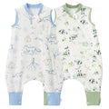 Duomiaomiao 2 Pack 0.5 TOG Toddler Sleep Sack 6-12 Months 100% Cotton by DuoMiaoMiao