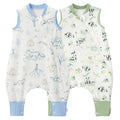 Duomiaomiao 2 Pack 0.5 TOG Toddler Sleep Sack 24-36 Months 100% Cotton by DuoMiaoMiao