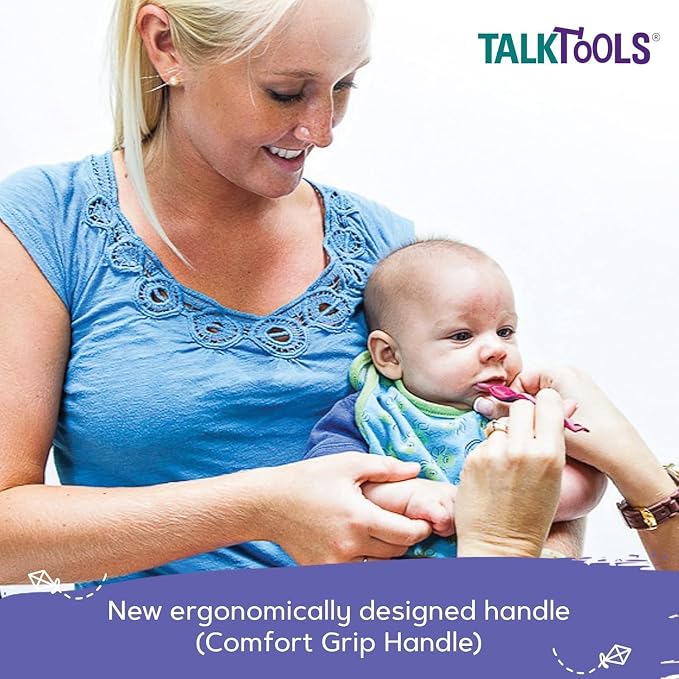 TalkTools Wee Bumpy Magenta Spoons | Provides Oral Awareness During Feeding | - Image 8